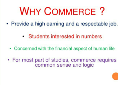 Why commerce education? 